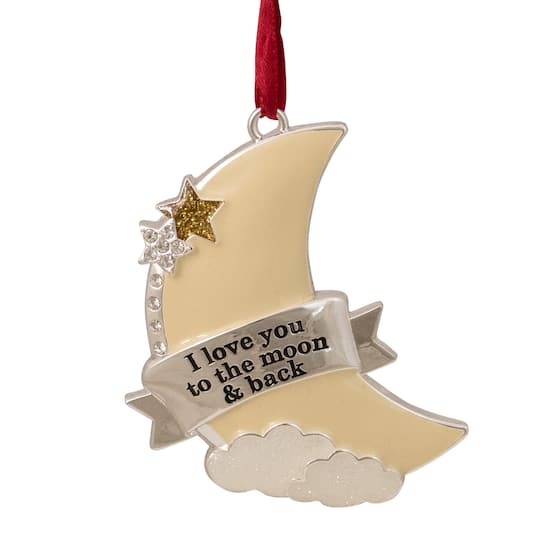 3.25&#x22; &#x22;I Love You to the Moon &#x26; Back&#x22; Ornament